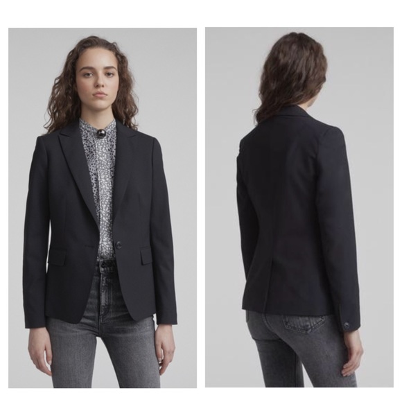 rag and bone lexington blazer black